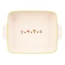 Cath Kidston Painted Table Ceramic 33cm Roasting Dish top view of the dish on a white background