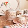 Cath Kidston Painted Table Teapot lifestyle image of the teapot