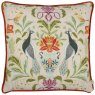 Evans Lichfield Chatsworth Peacock Cushion Natural