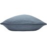 Evans Lichfield Dalton Slubbed Cushion Bluestone Side on