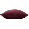 Evans Lichfield Dalton Slubbed Cushion Wine side on