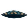 Evans Lichfield Heritage Peony Cushion Midnight side on