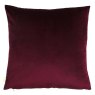 Evans Lichfield Midnight Garden Floral Square Cushion Shiraz reverse