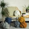 Furn Boucle Knot Fleece Cushion Ecru Lifestyle group