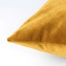 Furn Camden Micro Cord Cushion Mustard detail