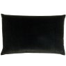 Furn Contra Velvet Cushion Black