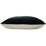 Furn Contra Velvet Cushion Black side on