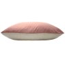Furn Contra Velvet Cushion Blush side on