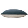 Furn Contra Velvet Cushion Slate Blue side view