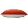 Furn Contra Velvet Cushion Tangerine side on