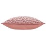 Hoem Lanzo Cut Velvet Cushion Plaster Pink side on