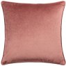 Hoem Lanzo Cut Velvet Cushion Plaster Pink reverse