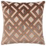 Paoletti Henley Cushion Ginger and Grey