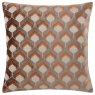 Paoletti Ledbury Cushion Ginger and Grey