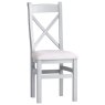 Derwent Grey Cross Back Fabric Seat Chair