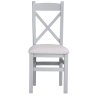 Derwent Grey Cross Back Fabric Seat Chair