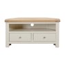 Silverdale Painted Corner TV Unit front on a white background
