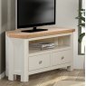 Silverdale Painted Corner TV Unit lifestyle image