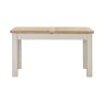 Silverdale Painted 120cm Extendable Dining Table front on a white background