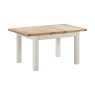Silverdale Painted 120cm Extendable Dining Table angled on a white background