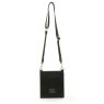 Alice Wheeler Black Bloomsbury Cross Body Bag Small with strap