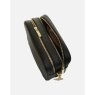 Alice Wheeler Black Soho Double Zipped Cross Body Bag zipper opening