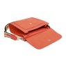 Alice Wheeler Orange Bloomsbury Cross Body Bag open