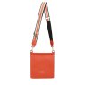 Alice Wheeler Orange Bloomsbury Cross Body Bag Large with Strap