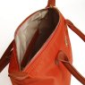 Alice Wheeler Orange Shoreditch Tote Medium open