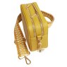 Alice Wheeler Ochre Soho Double Zipped Cross Body Bag zipper closure