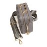 Alice Wheeler Slate Soho Double Zipped Cross Body Bag zipper closure