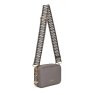 Alice Wheeler Slate Soho Double Zipped Cross Body Bag