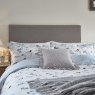 Helena Springfield Minnowburn Blue and Neutral Duvet Cover Set front on lifestyle image of the bedding