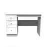 Edinbrugh Desk White Gloss front on image of the desk on a white background