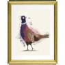 Pheasant Splash 2 Framed Canvas image of the canvas framed