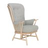 Ercol Evergreen High Back Easy Chair angled view - Aldiss of Norfolk