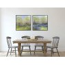 Summer Wood Framed Canvas lifestyle image of the canvas on the wall