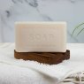 The English Soap Company Frankincense and Myrrh Soap lifestyle image of the soap bar
