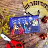 The English Soap Company Three Kings Christmas Soap lifestyle image of the wrapped soap bar
