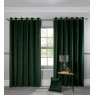 Sundour Abington Bottle Green Eyelet Ready Made Curtains lifestyle image of the curtains