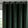 Sundour Abington Bottle Green Eyelet Ready Made Curtains lifestyle image close up of the curtains