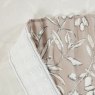 Sundour Aviary Parchment Ready Made Curtains close up image of the curtains hem