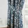Sundour Aviary Bluebell Ready Made Curtains lifestyle image of the curtains with matching curtain tie backs