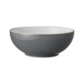 Denby Elements Fossil Grey 12 Piece Tableware Set image of the bowl on a white background