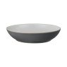 Denby Elements Fossil Grey Set of 4 Pasta Bowls image of one bowl on a white background