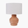 Inna Natural Urn Terracotta Table Lamp image of the lamp on a white background