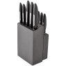 Judge Sabatier 9 Piece Knife Block Set image of the back of the knife block on a white background