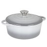 Simply Home 22cm Cast Iron Graduated Grey Casserole image of the casserole dish on a white background