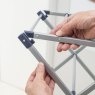 Addis Extendable 3 Tier Airer close up lifestyle image of the airer
