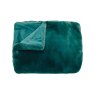 Waltons & Co Luxe Faux Fur Mallard Throw image of the throw folded up on a white background